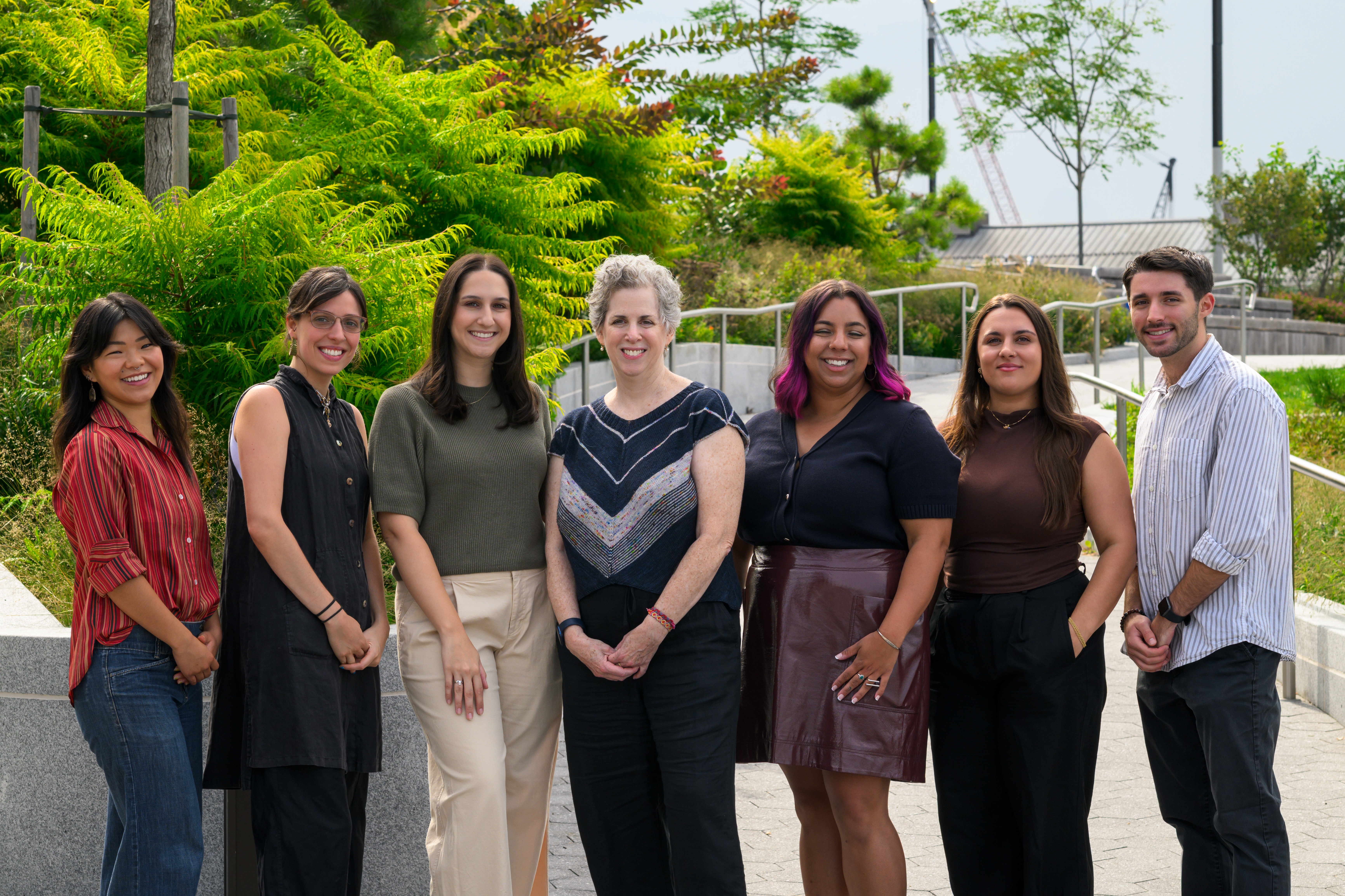 A photo of seven members of Urban Green's Education team.